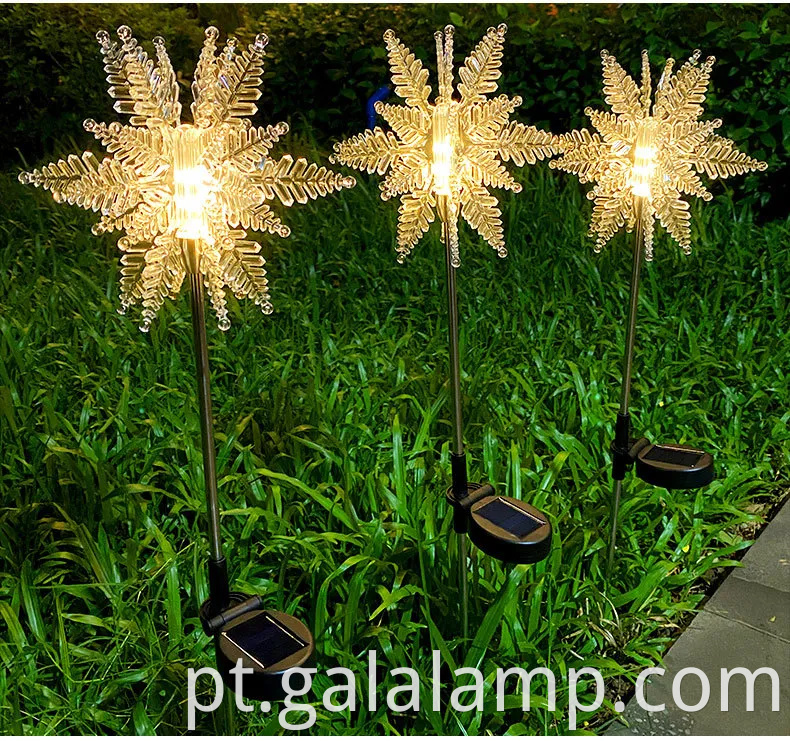 Luzes de festivais de LED montes de energia solar vibrantes para jardins ao ar livre